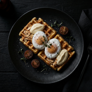 fluffy-almond-waffles